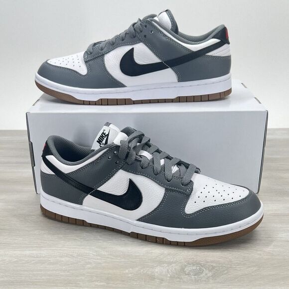 Nike Other - Nike Dunk Low By You Gray White Black Gum Bottom FN0569-900 New Mens Size 8.5